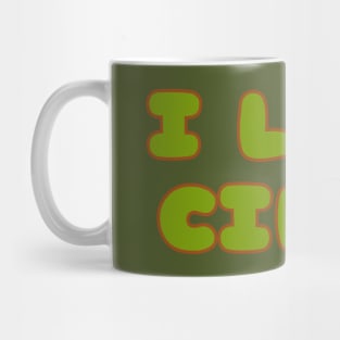 I LIKE Cider.  Retro Vintage Pop Font Style Mug